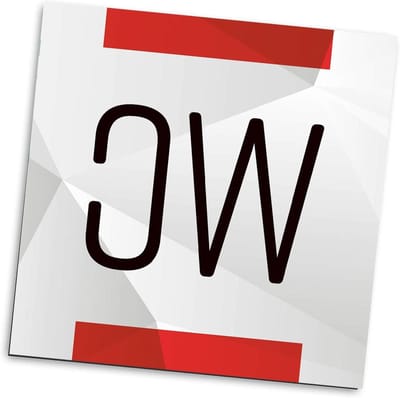 WC Bord Aluminium - Toiletbord Deurbord - Deur Markeren - Neutraal Ontwerp - 14 x 14 cm - Rood Grijs
