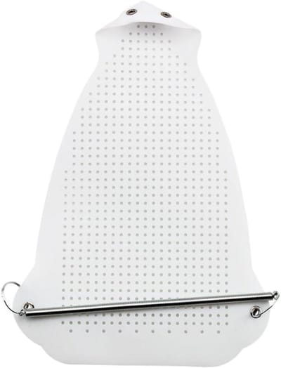 Strijkijzer beschermer - Strijkdoek hittepad - Kleding pers - Schroeivrij strijken - 23x15.5 cm - Grijs