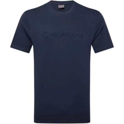 Montane Mono Logo T-shirt Met Korte Mouwen Blauw S Man