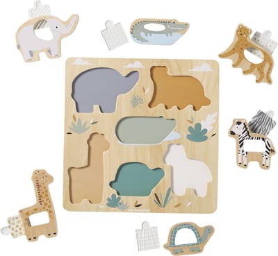 Vertbaudet 2-in-1 puzzel Tanzania FSC 100%®-hout