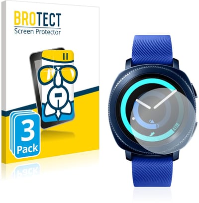 Screenprotector 3 Stuks voor Samsung Gear Sport Beschermglas transparant