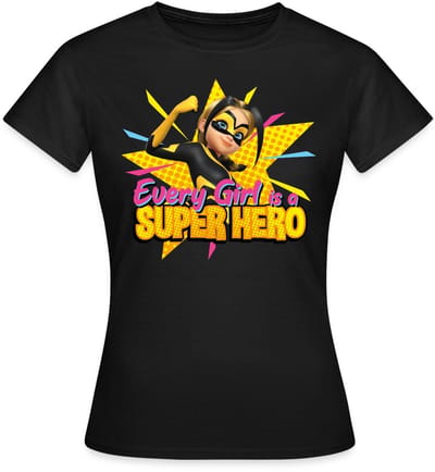 Miraculous Every Girl Is A Super Hero Vesperia T-Shirt Dames