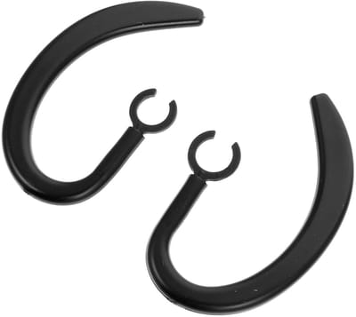 Dailygoody - Oorhaak voor hoofdtelefoon - Sport clips - Rotatie - Rubberen materiaal - Geschikt voor sporthoofdtelefoons - Zwart