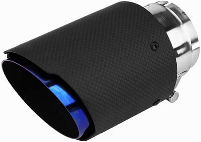 Carbon Fiber Uitlaatkap voor Auto, Uitlaatsystemen, Achterpijp Eindstukken, 63mm, Lichtgewicht en Duurzaam
