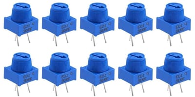 10 stuks verstelbare trimpot weerstanden 10K ohm voor industriële controle en robotica, precisie potentiometers voor elektronica projecten