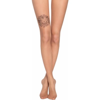 Damespanty Conte Elegant Tattoo Lion