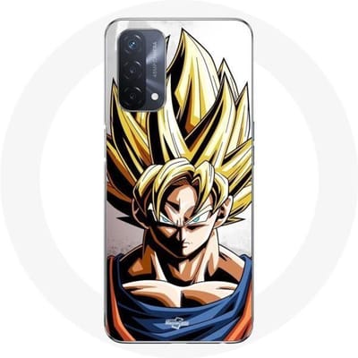 Coque - Maniacase - Oppo A93 5G - Goku Dragon Ball Z - Souple - Noir