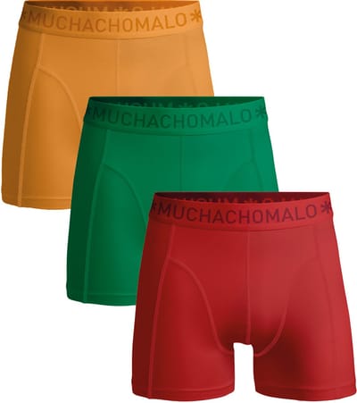 Muchachomalo Boxershort heren – 3 Pack – 95% Katoen – Heren Ondergoed – Kleding – Stevig Ondergoed – Onderbroeken Heren