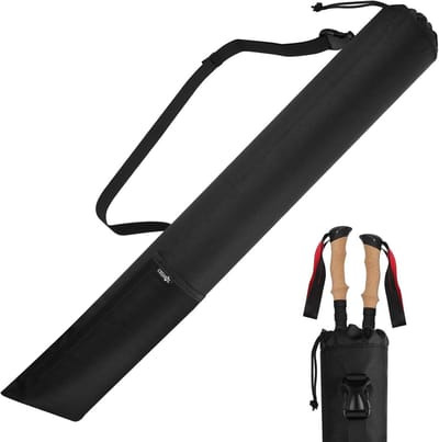 Draaghoes voor Wandelstokken en Trekkingstokken - Zwart Universele Beschermhoes