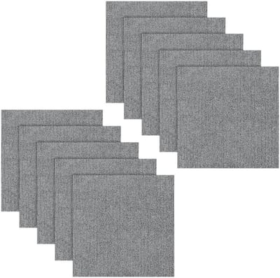 Dailygoods- Tapijttegels 10 Stuks 50 x 50 cm - Zelfklevend - Antislip
