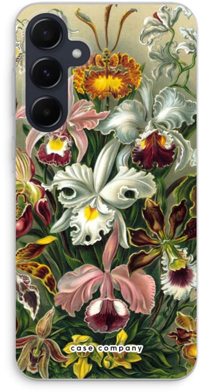 Case Company® - Hoesje geschikt voor Samsung Galaxy A55 hoesje - Haeckel Orchidae - Soft Cover Telefoonhoesje - Bescherming aan alle Kanten en Schermrand