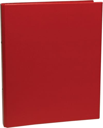 Ringmap, ft A5, 2 ringen van 25 mm, rood 24 stuks