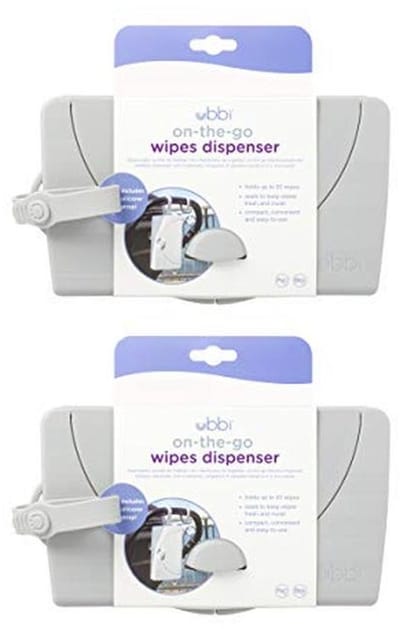 Grijze Veeg Houder voor Baby Geschenken - Set van 2