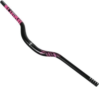 Fietsstuur - MTB stuur - Off-road rijden - Extra lange aluminium bar - 780mm breed 50mm rise - Roze