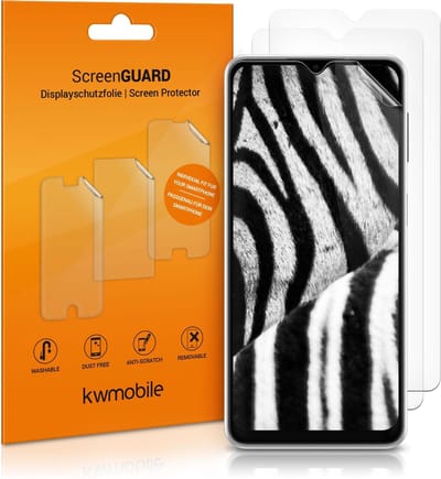 kwmobile 3x screenprotectors geschikt voor Samsung Galaxy A32 5G - beschermende folie voor smartphone