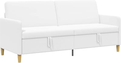 vidaXL - Sofa - met - Opbergruimte - Wit - 192 - x - 78 - x - 87 - cm - Polyester