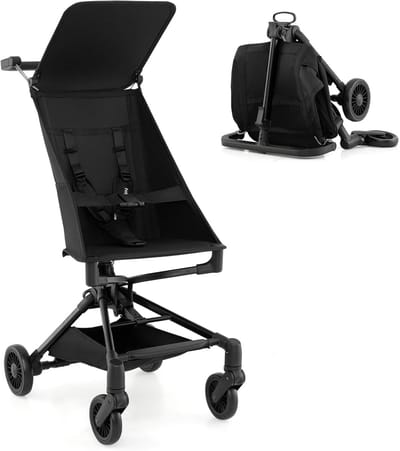 Lichtgewicht Kinderwagen Buggy Vanaf 6 Maanden - Opvouwbare Reisbuggy Zwart