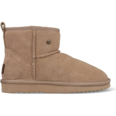 Warmbat Willow Suede Dames Sloffen - Taupe