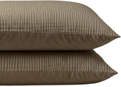 Zelesta Velvetbed Chique Kussensloop Set van 2 - Taupe 60x70cm