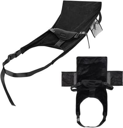 Vliegtuigbed Baby - Draagbare Stoel - Reizen Met Kinderen - Meerpunts Stabilisatie - 22x21x10 cm - Grijs