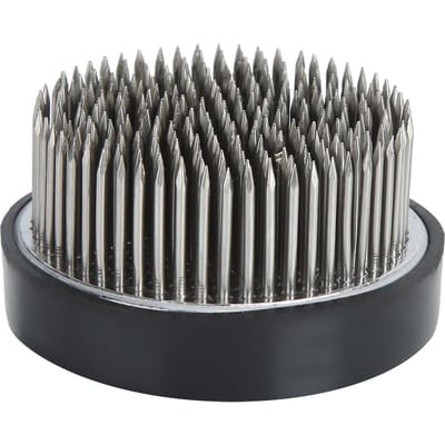Ronde Vorm Bloem Kenzan Houder Naald Bloem Schikken Schikaccessoires Gereedschap Roestvrij gray