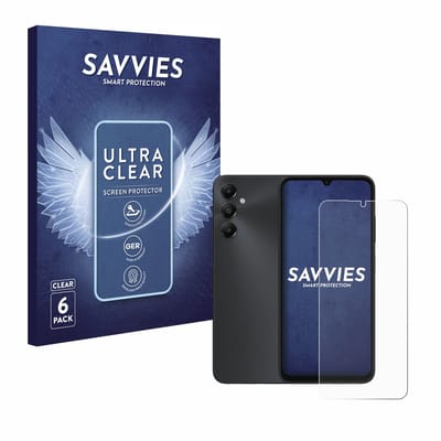 Savvies - Screenprotector voor Samsung Galaxy A05s - Folie Beschermfolie transparant 6 Stuks