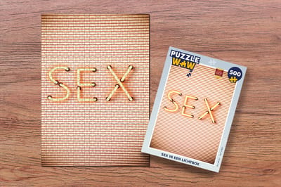 Puzzel Sex in een Lichtbox - Legpuzzel - Puzzel 500 stukjes