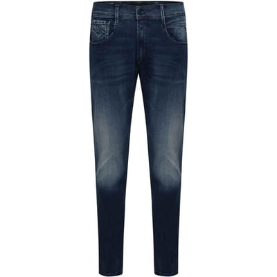 Replay Slim-fit herenjeans van Anbass van een katoenmix (Blauw)