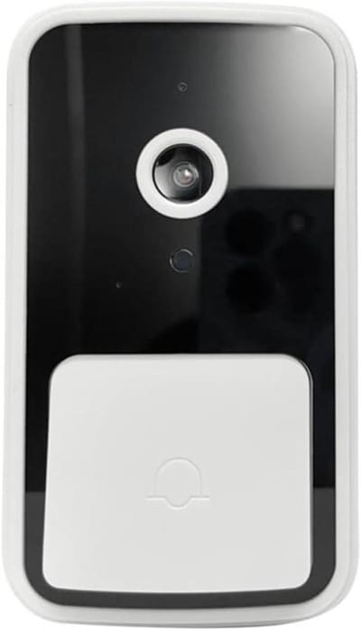 Slimme Deurbel - Wifi Camera - Huisbeveiliging - Tweerichtingsintercom - 400 mAh Batterij - Zwart