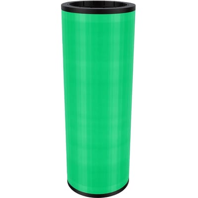 Porte-canettes à double chargement en plastique portable pour deux boissons, support à chargement par le bas, manchon pour bière, sodas, fêtes, vert