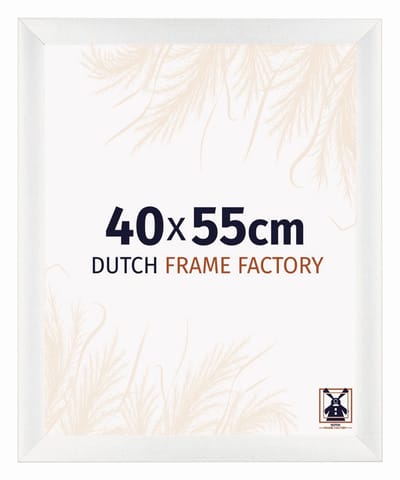Fotolijst 40x55 cm - MDF - Wit Geveegd - Praag