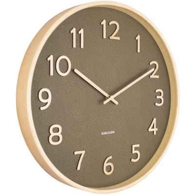 Wandklok Pure hout | KARLSSON
