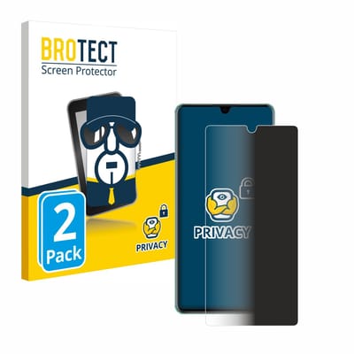 BROTECT - privacy screenprotector voor Huawei P30 - Folie Beschermfolie Blauwlichtfilter 2 Stuks