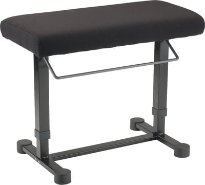 König & Meyer 14081 pianostoel Uplift Stoff, zwart - Piano bank