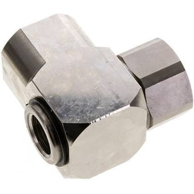 G 3/4'' Binnendraad Messing Draaidoorvoer 12 Bar met FKM Afdichting - FL3-F-BNF-034G-012G-R