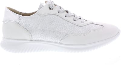 Dames Veterschoenen Hartjes Breeze Eisgrau Weiss 162.1143 Off White - Maat 6½