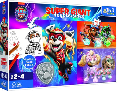 Puzzle Super Giant Psi Patrol Wspaniała drużyna 15 - Super Giant Psi Patrol-puzzel Geweldig team 15