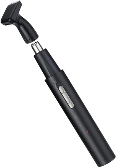 Neustrimmer - Ontharingsapparaat Baardtrimmer - Overtollig Haar Verwijderen - Afneembare Snijkop - 13 x 2 cm - Zwart