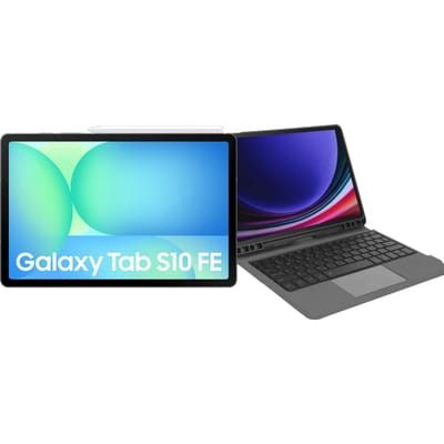 Samsung Galaxy Tab S10 FE 10,9 inch 256GB Wifi en 5G Grijs + Toetsenbord Hoes QWERTY