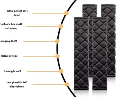 Vt products - Gordelkussens - Comfortabel en Veilig - Set van 4