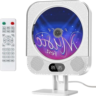 CD-speler, Smart CD-multimediaspeler Met Schermweergavefunctie, Geheugenweergave, AB-herhaling, Compatibel Met Smartphones, Tablets, Laptops En Andere Bluetooth-apparaten