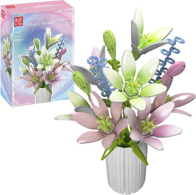 Mould King Lelie Bloemenboeket - Bouwset voor volwassenen & kinderen - 10057