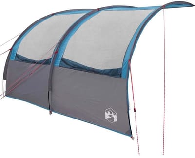Miryx Caravanluifel - Waterdichte Tarp - Brandwerende Kampeerdoek - Draagbaar - Ventilatieopening - 260x300x260cm - Blauw