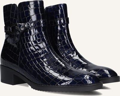 Gabor 512 Enkellaarsjes - Enkelboots met rits - Dames - Blauw - Maat 35,5
