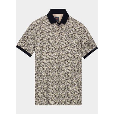 Baileys Polo heren poloshirt 2-tone pique, prin 615228/72