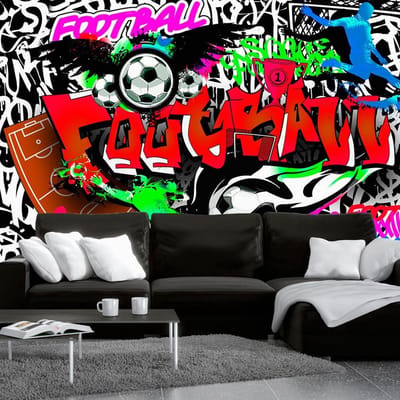 Fotobehang – Behangpapier - Fotobehang - Football Passion 100x70 - Artgeist