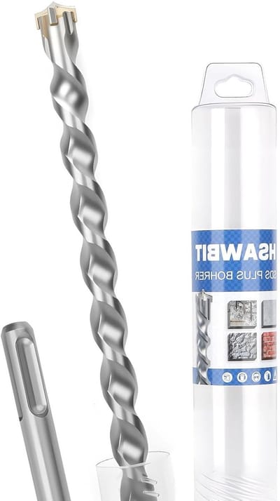 Betonboor SDS Plus - Hamerboor Steen - Muren Boren - 4 Snijkanten - 16 x 210 mm - Niet gecoat