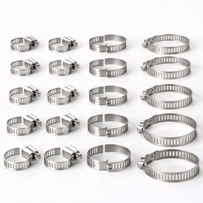 RVS Slangklemmen Set – 20 Stuks – 6-29 mm – Verstelbaar – Voor Auto, Tuin, Water- en Luchtslangen