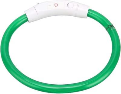Verlichte Hondenhalsband voor Veiligheid en Zichtbaarheid - Oplaadbare LED Hondenhalsband voor Kleine en Middelgrote Honden met Verliespreventie