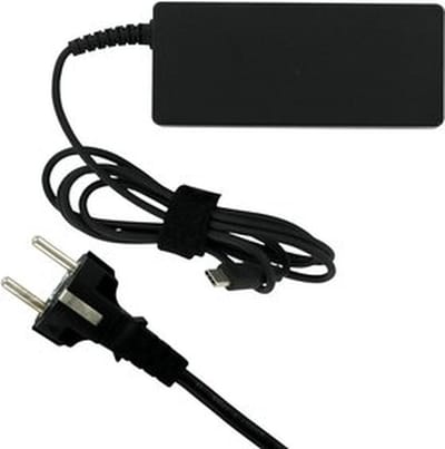 Laptop USB-C AC Adapter 65W Zwart
